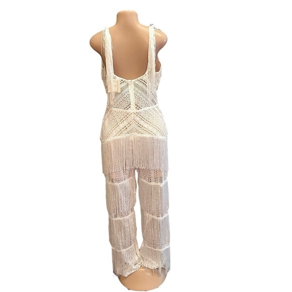 Gypsy Tale by Gia White Boho Fringe Jumpsuit - Picture 7 of 8